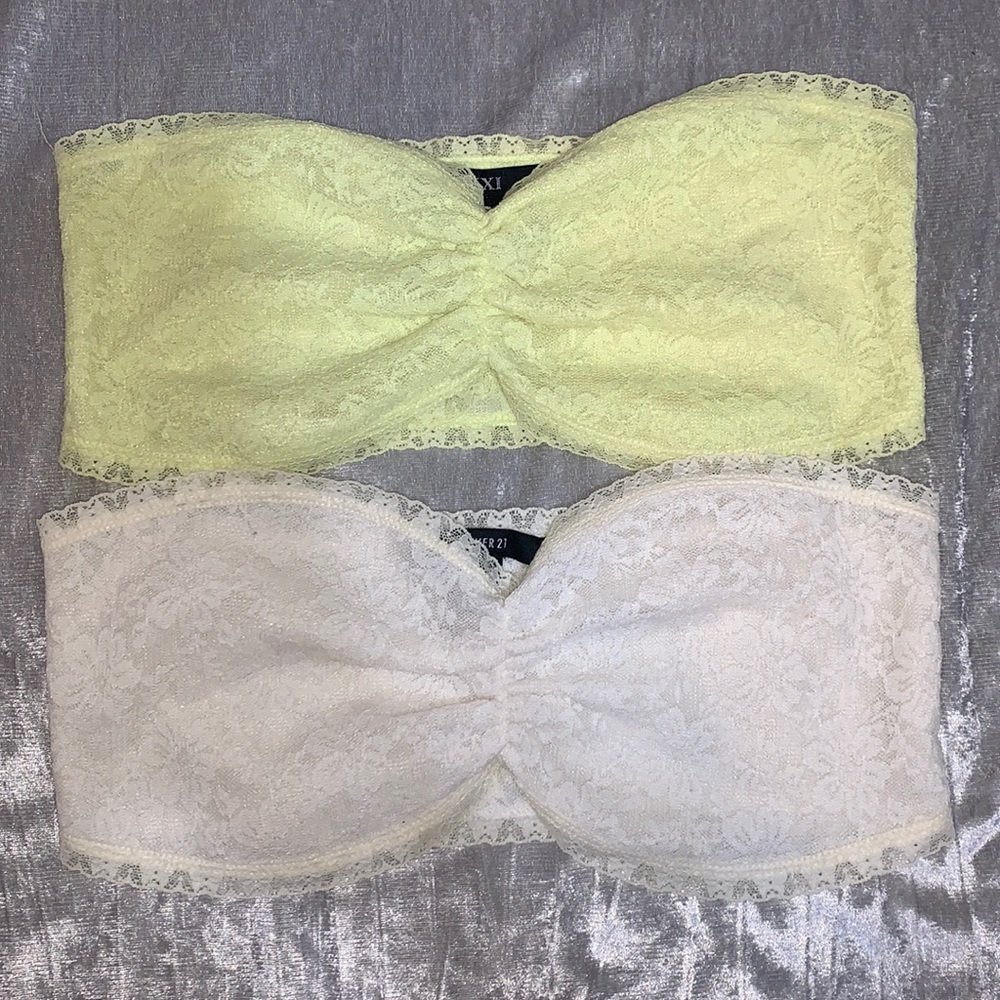 2 Lace Bandeaus FREE W PURCHASE
